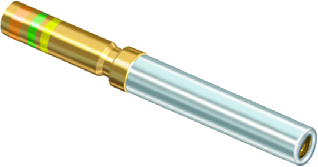 Size 22 Socket Contact with Size 30 Crimp Barrel M39029/58-360 Type 857-218-22-30