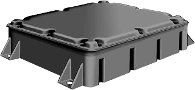 Medium Low-Profile Junction Box 140-105
