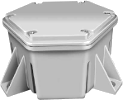 Small Three-Legged Junction Box 140-106