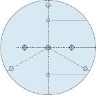 Round Internal Mounting Plate 687-305-22