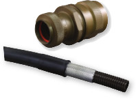 High Performance Helical Polymer-Core Convoluted Tubing and Fittings