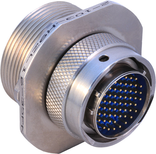 Jam Nut Mount Hermetic Bulkhead Feed-Thru, Sav-Con® Connector Saver, MIL-DTL-38999 Series II Type, 232-103-H9