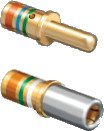 Size 12 Power Crimp Contacts for AWG #12-14 Wire 809-112 809-113