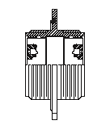 Bulkhead Feed-Thru, Panel Mount, 947-041
