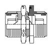 Bulkhead Feed-Thru, Hermetic Pin/Pin, 947-056