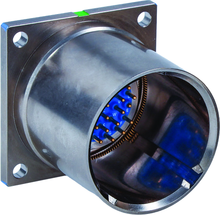 Crimp Receptacle, Dead-Face, Rear-Panel Mount, 253-051