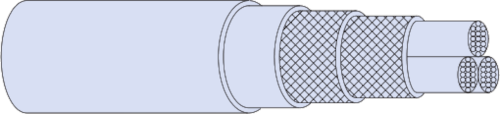 Wire with Glenair Signature EMI Shielding, GS27500, 968-001