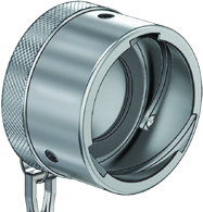 Receptacle Cover, Spring-Loaded EMI, 661-002