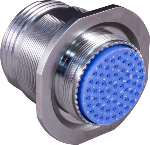 Hermetic Jam-Nut Mount, Crimp Removable Contact, 233-252